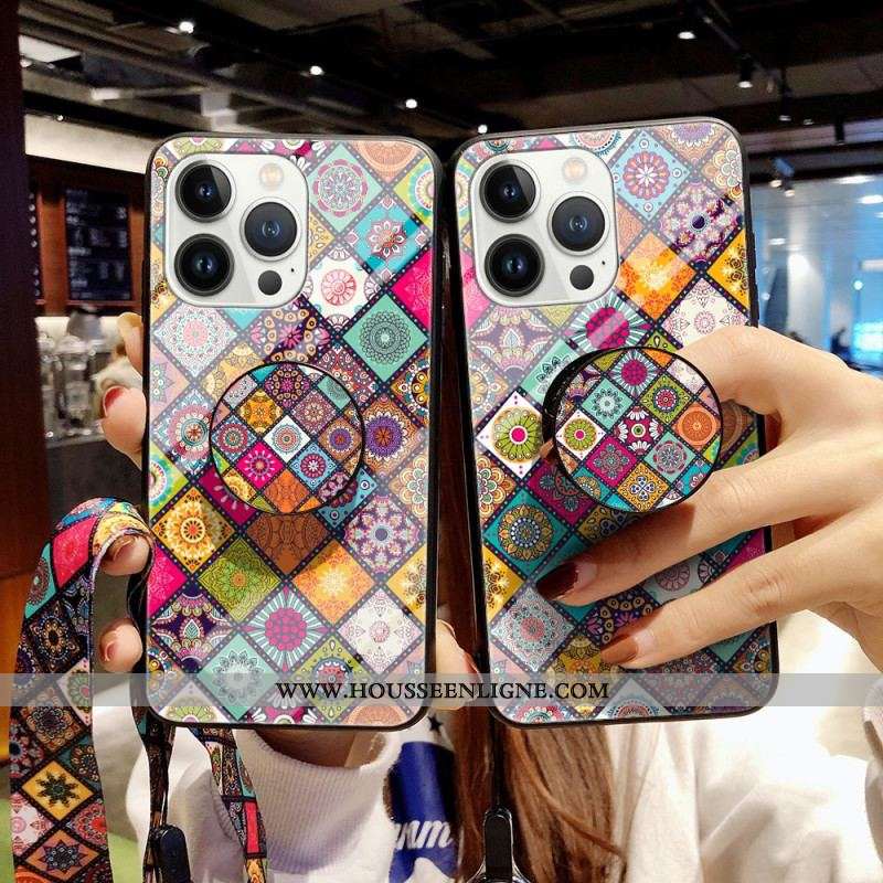 Coque iPhone 15 Pro Patchwork