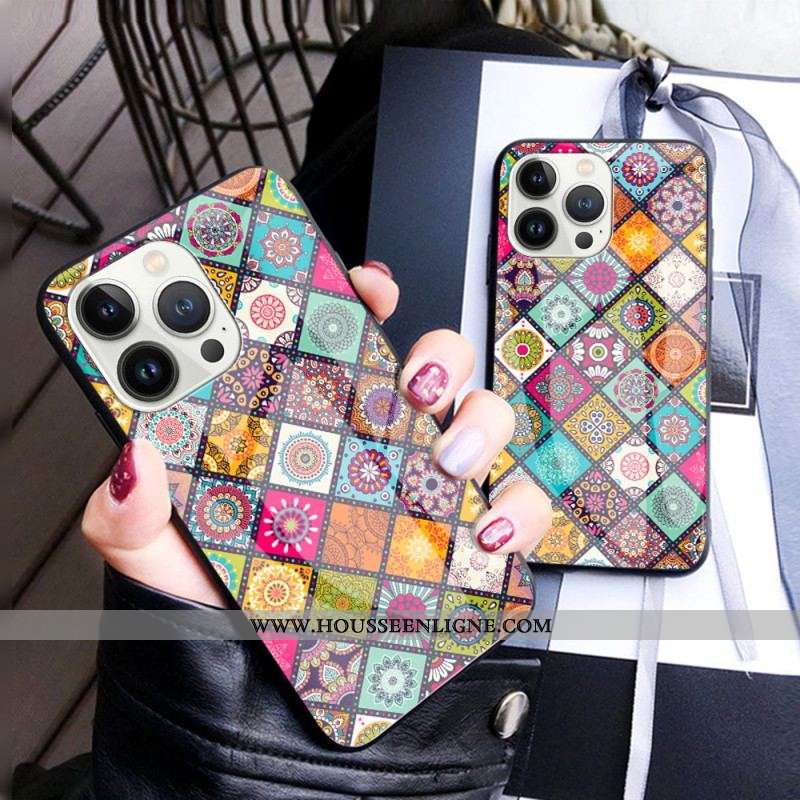 Coque iPhone 15 Pro Patchwork