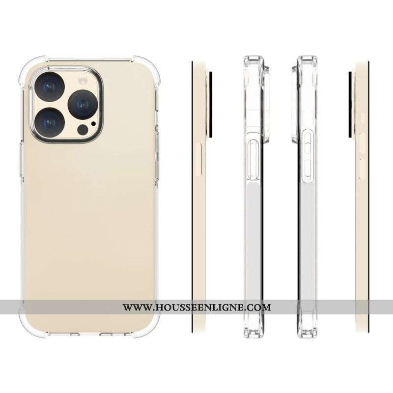 Coque iPhone 15 Pro Transparente avec Coins Renforcés