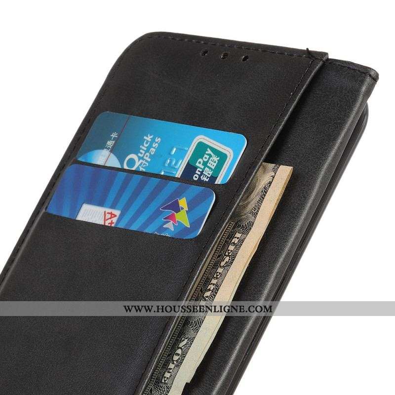 Flip Cover Xiaomi Redmi Note 11 Pro / Note 11 Pro 5G Cuir Fendu Élégance