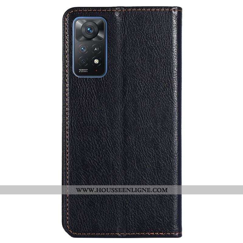 Flip Cover Xiaomi Redmi Note 11 Pro / Note 11 Pro 5G Simili Cuir Coutures