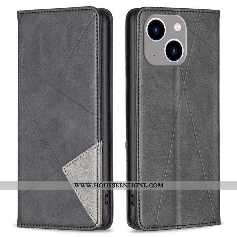 Flip Cover iPhone 15 Plus Losanges