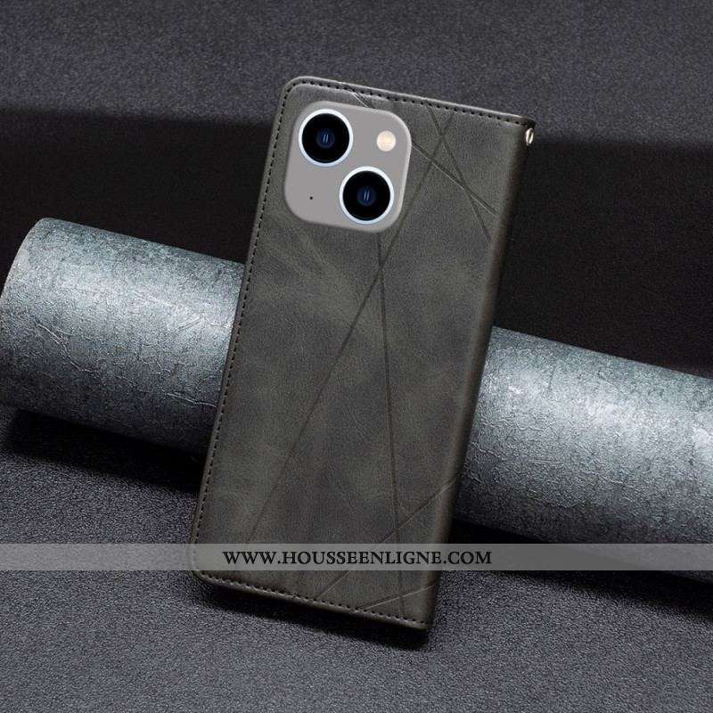 Flip Cover iPhone 15 Plus Losanges