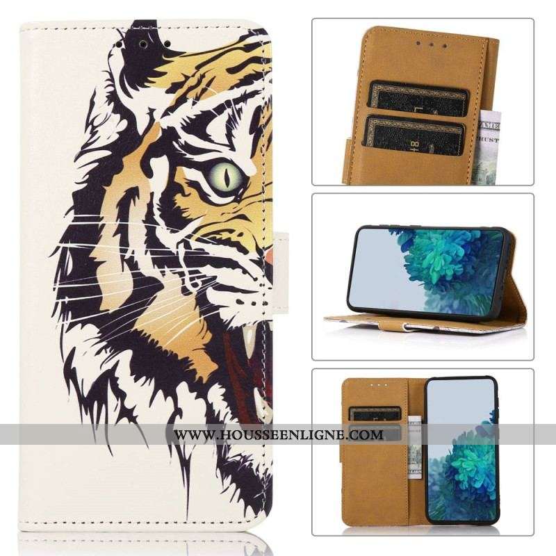 Housse Samsung Galaxy A14 5G / A14 Tigre Sauvage