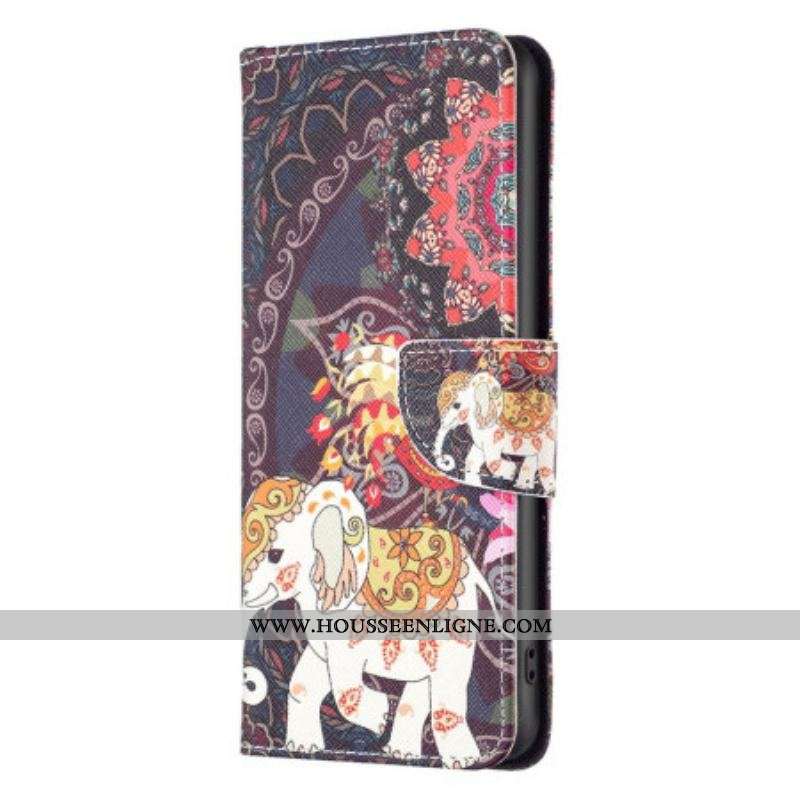 Housse Samsung Galaxy A14 5G / A14 Éléphant Tribal