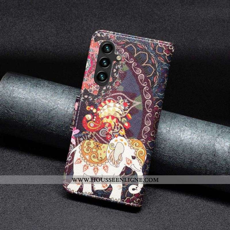 Housse Samsung Galaxy A14 5G / A14 Éléphant Tribal