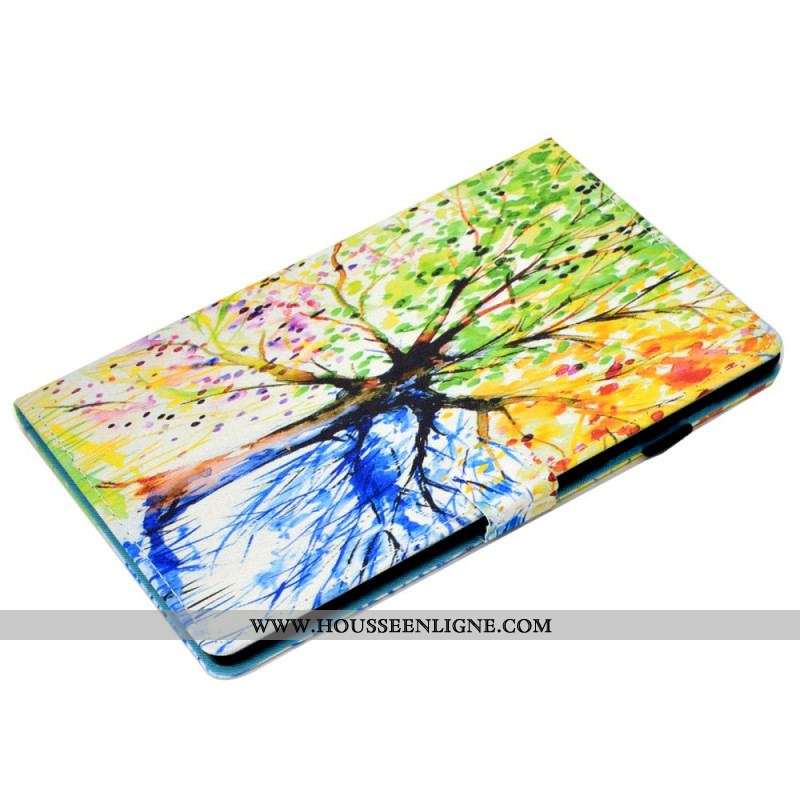 Housse Samsung Galaxy Tab A8 (2021) Arbre Aquarelle