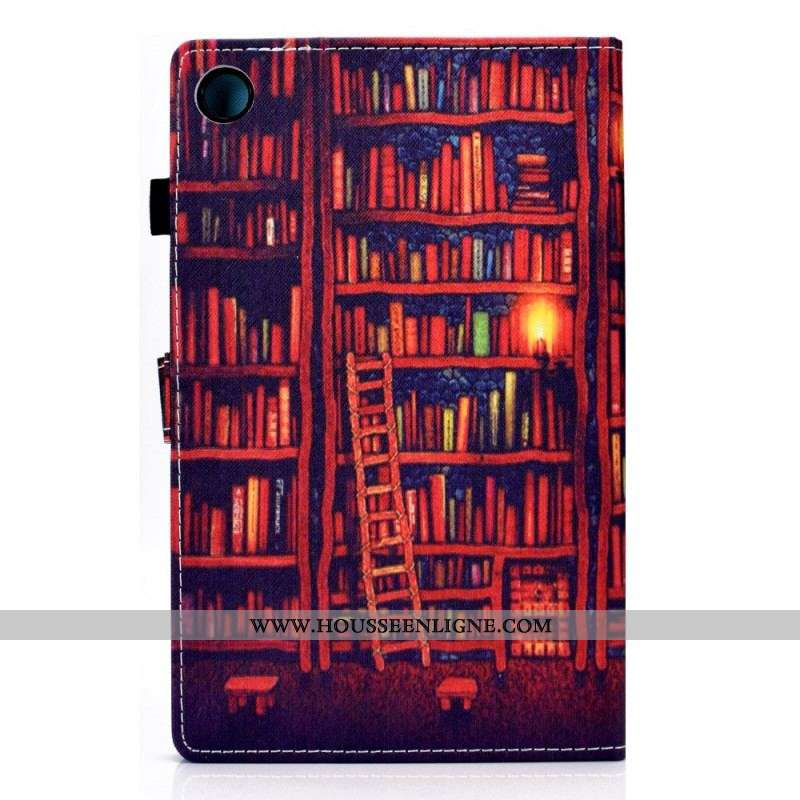 Housse Samsung Galaxy Tab A8 (2021) Bibliothèque