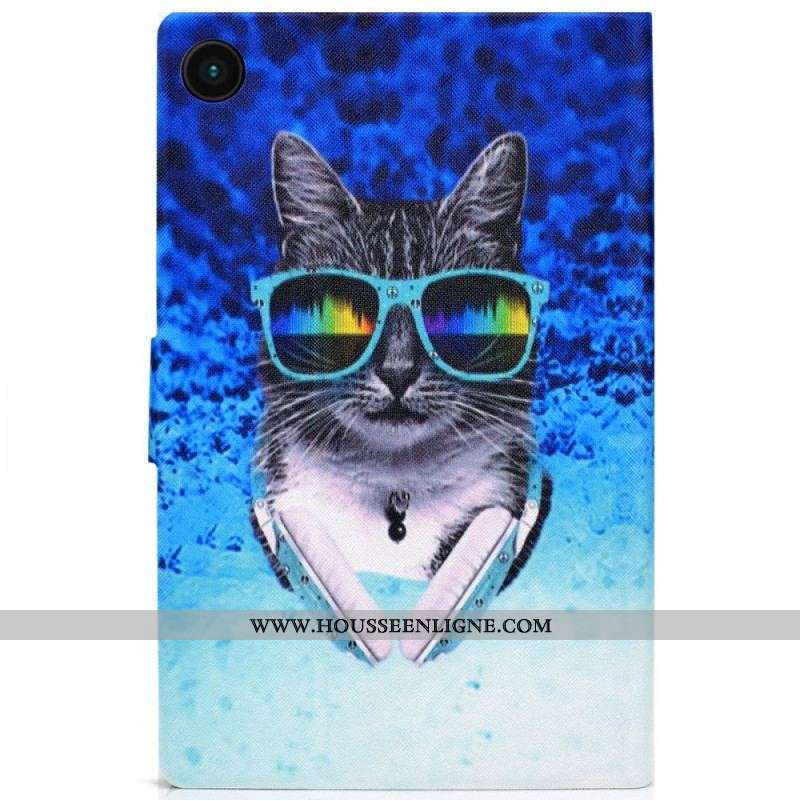 Housse Samsung Galaxy Tab A8 (2021) Chat Disco