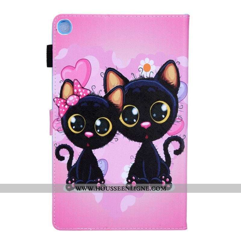 Housse Samsung Galaxy Tab A8 (2021) Couple de Chats