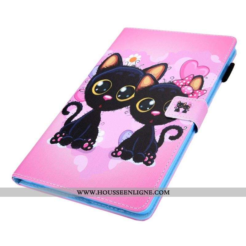 Housse Samsung Galaxy Tab A8 (2021) Couple de Chats