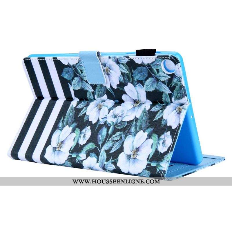 Housse Samsung Galaxy Tab A8 (2021) Design Fleurs