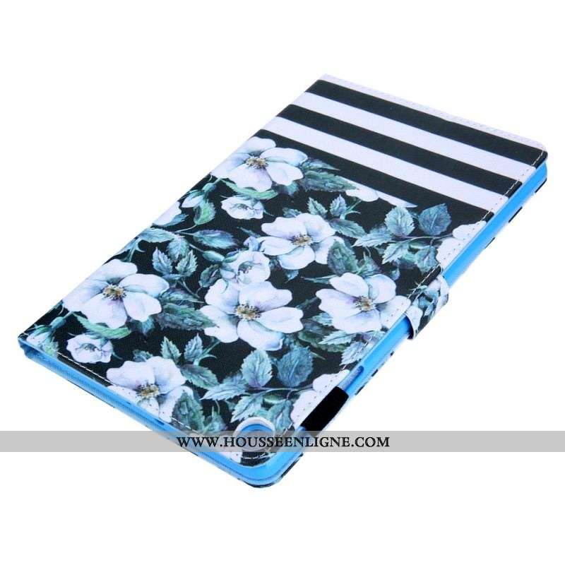 Housse Samsung Galaxy Tab A8 (2021) Design Fleurs