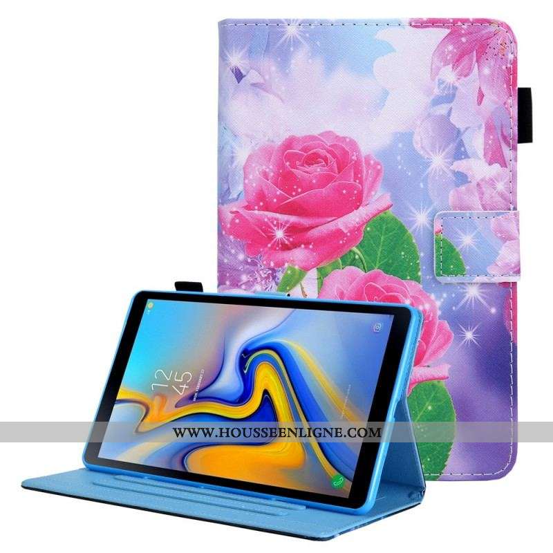 Housse Samsung Galaxy Tab A8 (2021) Fleurs de Rêve