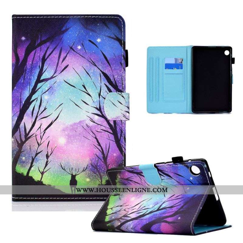 Housse Samsung Galaxy Tab A8 (2021) Forêt de Nuit