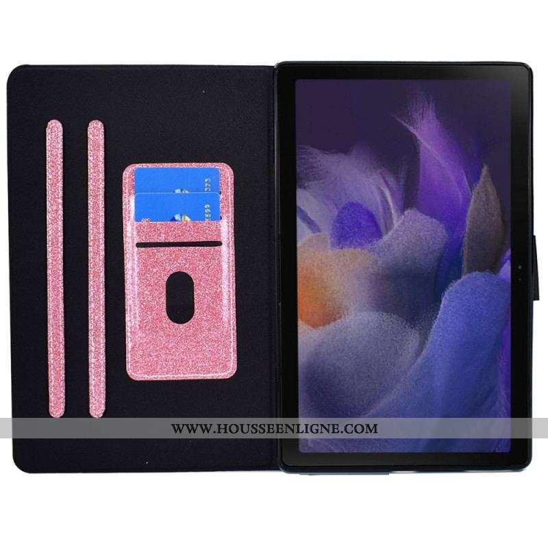 Housse Samsung Galaxy Tab A8 (2021) Paillettes Éclatantes