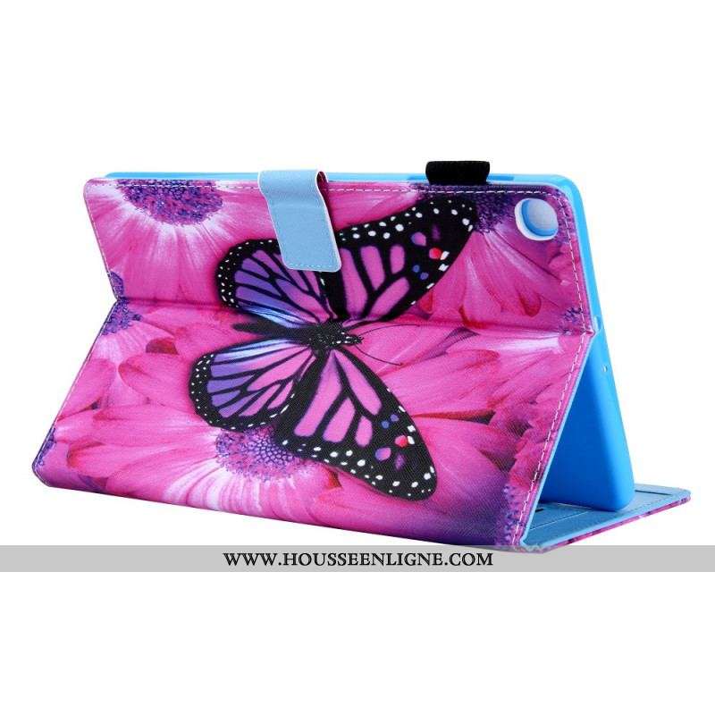 Housse Samsung Galaxy Tab A8 (2021) Papillon Floral