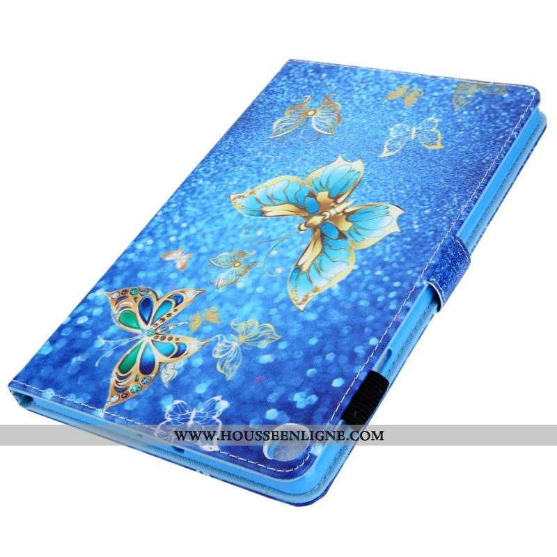 Housse Samsung Galaxy Tab A8 (2021) Papillons Colorés