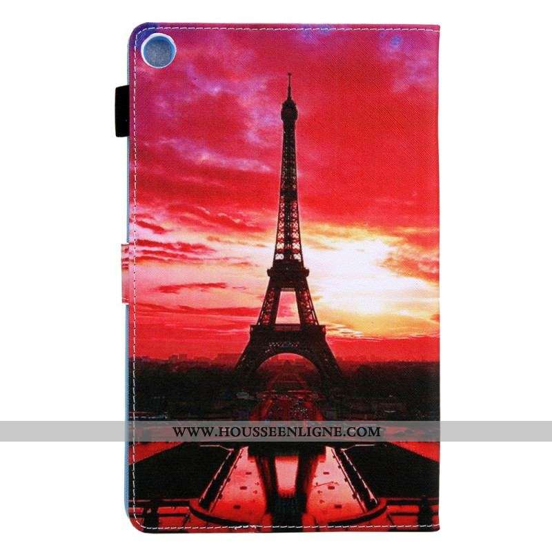 Housse Samsung Galaxy Tab A8 (2021) Sunset Tour Eiffel