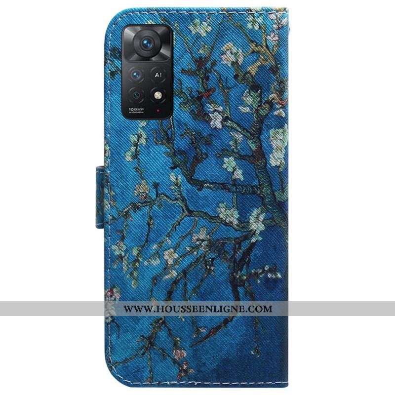 Housse Xiaomi Redmi Note 11 Pro / Note 11 Pro 5G Branche d'Arbre Fleuri