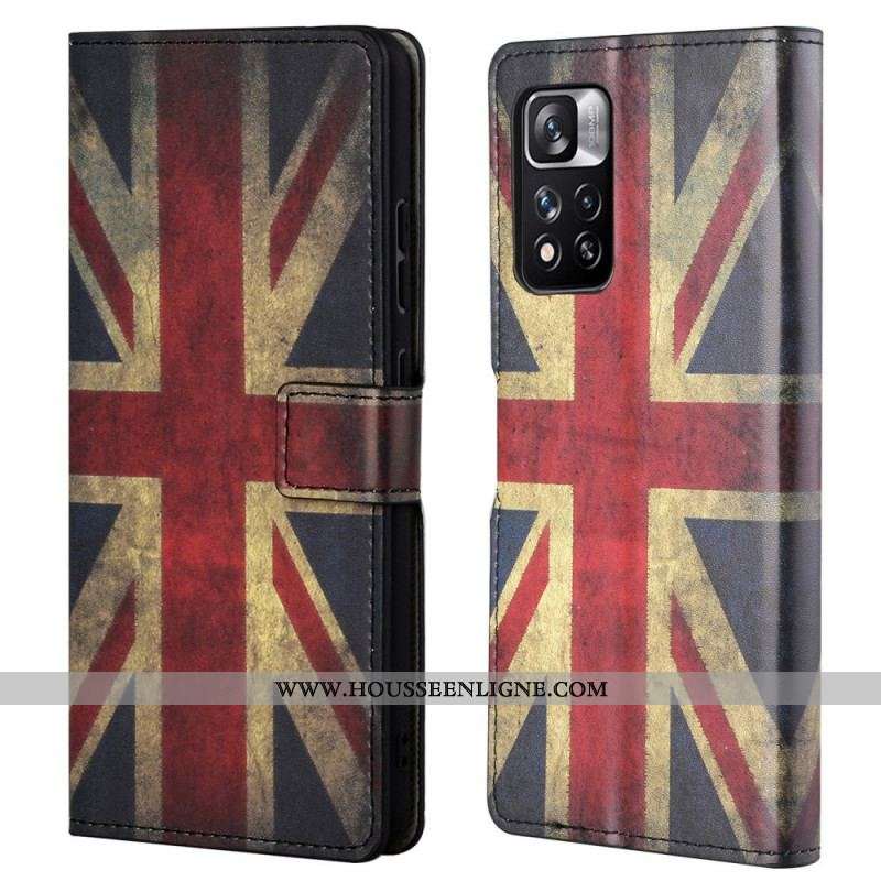 Housse Xiaomi Redmi Note 11 Pro / Note 11 Pro 5G Drapeau Angleterre