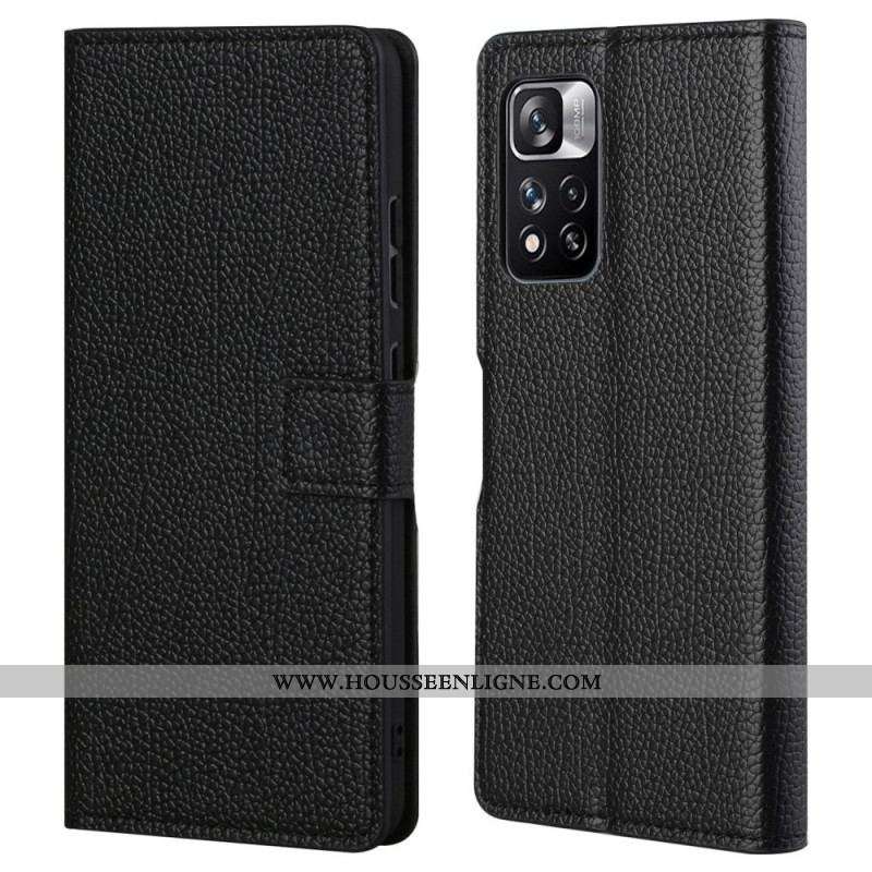 Housse Xiaomi Redmi Note 11 Pro / Note 11 Pro 5G Grain Litchi