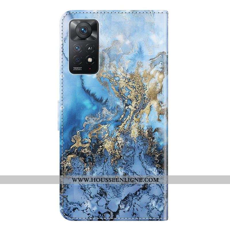 Housse Xiaomi Redmi Note 11 Pro / Note 11 Pro 5G Marbre Design avec Lanière