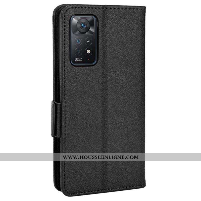 Housse Xiaomi Redmi Note 11 Pro / Note 11 Pro 5G Simili Cuir Litchi