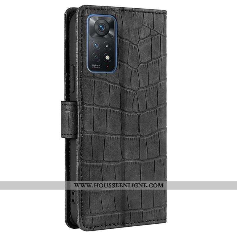 Housse Xiaomi Redmi Note 11 Pro / Note 11 Pro 5G Skin-Touch Crocodile