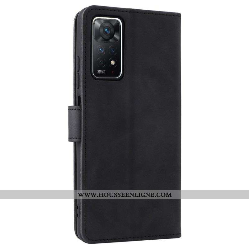 Housse Xiaomi Redmi Note 11 Pro / Note 11 Pro 5G Style Cuir Couture