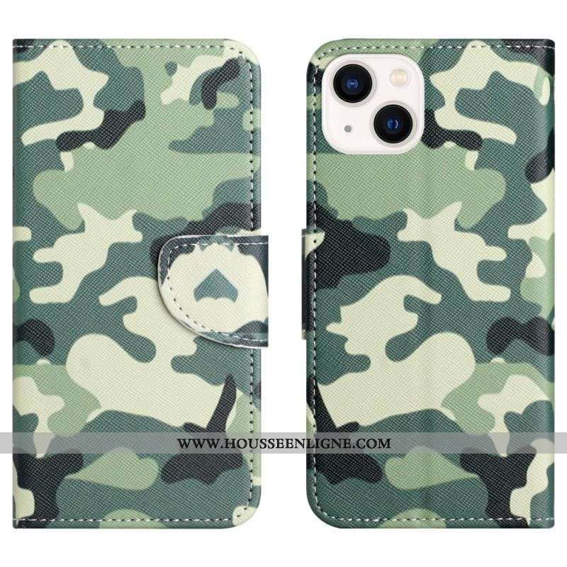 Housse iPhone 15 Camouflage Militaire