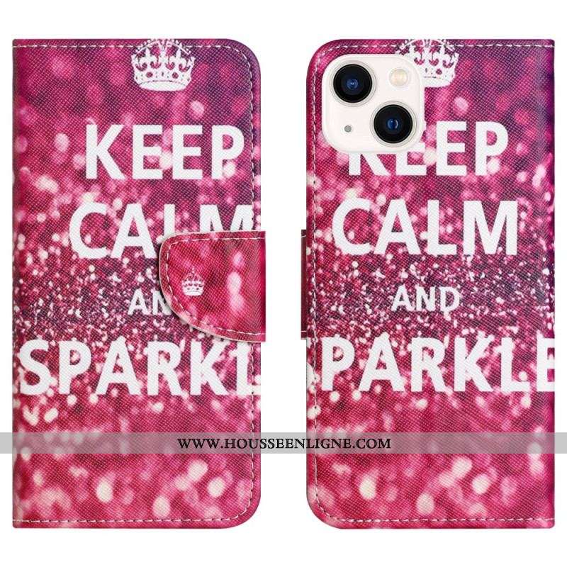 Housse iPhone 15 Keep Calm