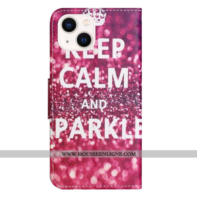 Housse iPhone 15 Keep Calm