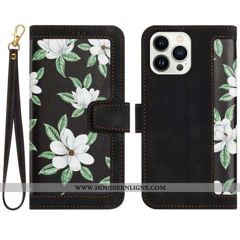 Housse iPhone 15 Luxury Flowers