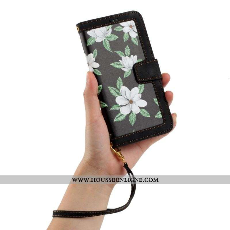 Housse iPhone 15 Luxury Flowers