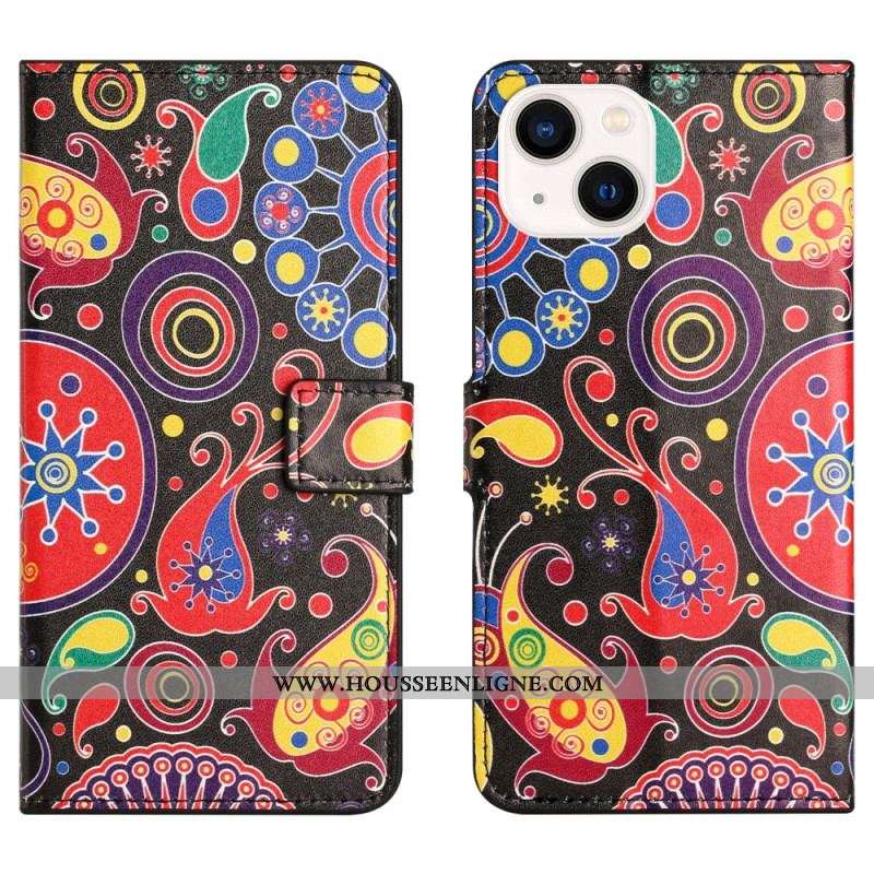 Housse iPhone 15 Motif Galaxie