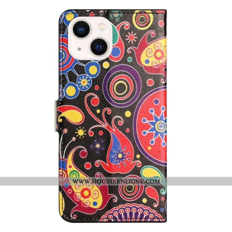 Housse iPhone 15 Motif Galaxie