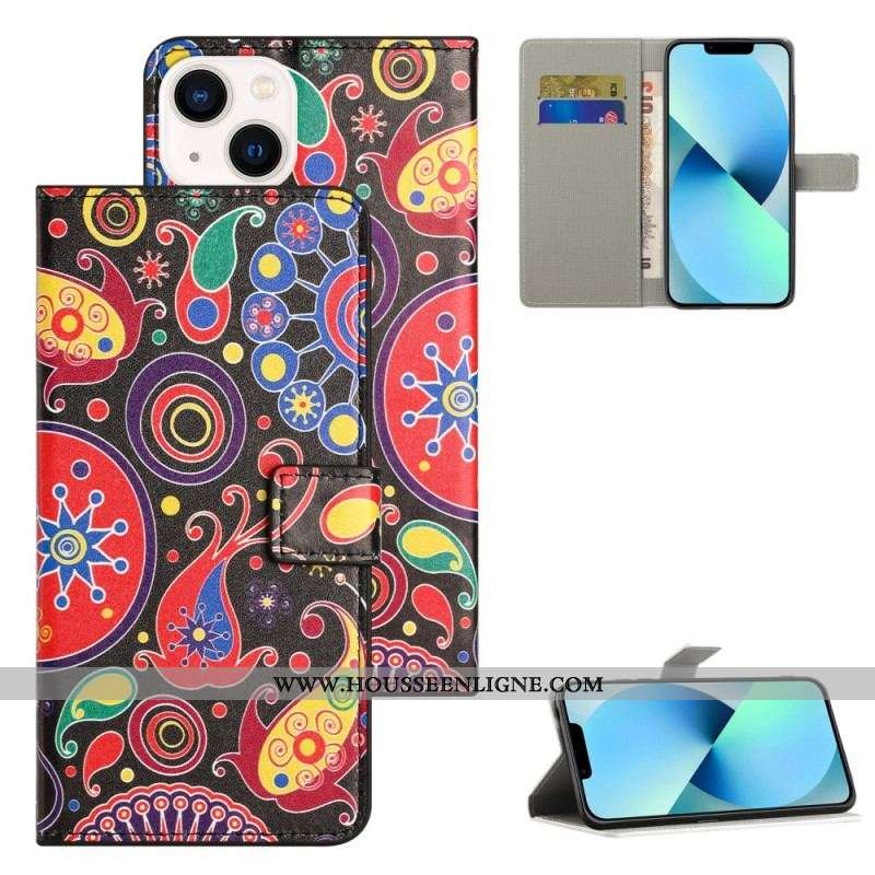 Housse iPhone 15 Motif Galaxie