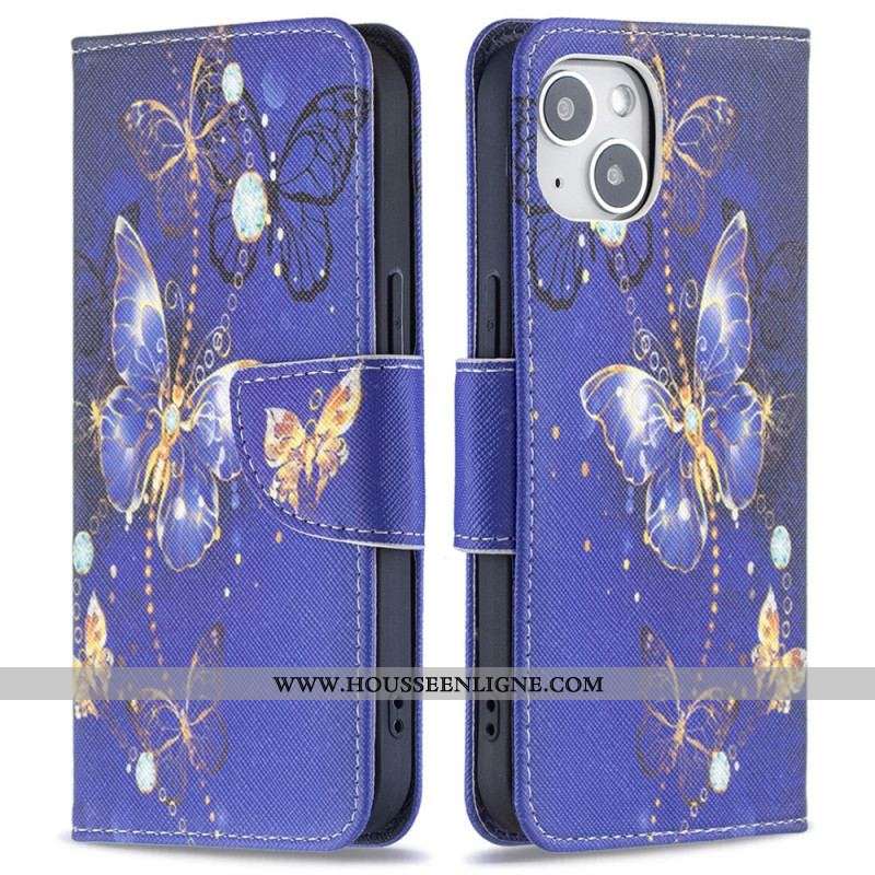 Housse iPhone 15 Papillons de Nuit