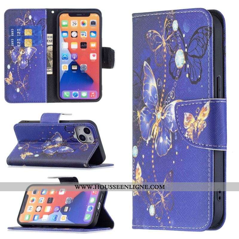 Housse iPhone 15 Papillons de Nuit