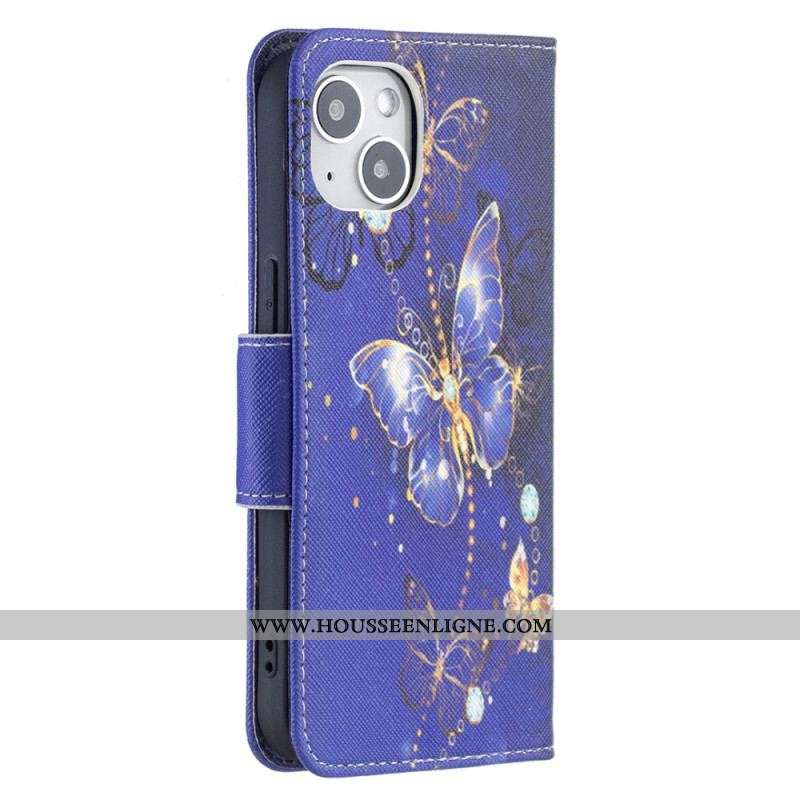 Housse iPhone 15 Papillons de Nuit