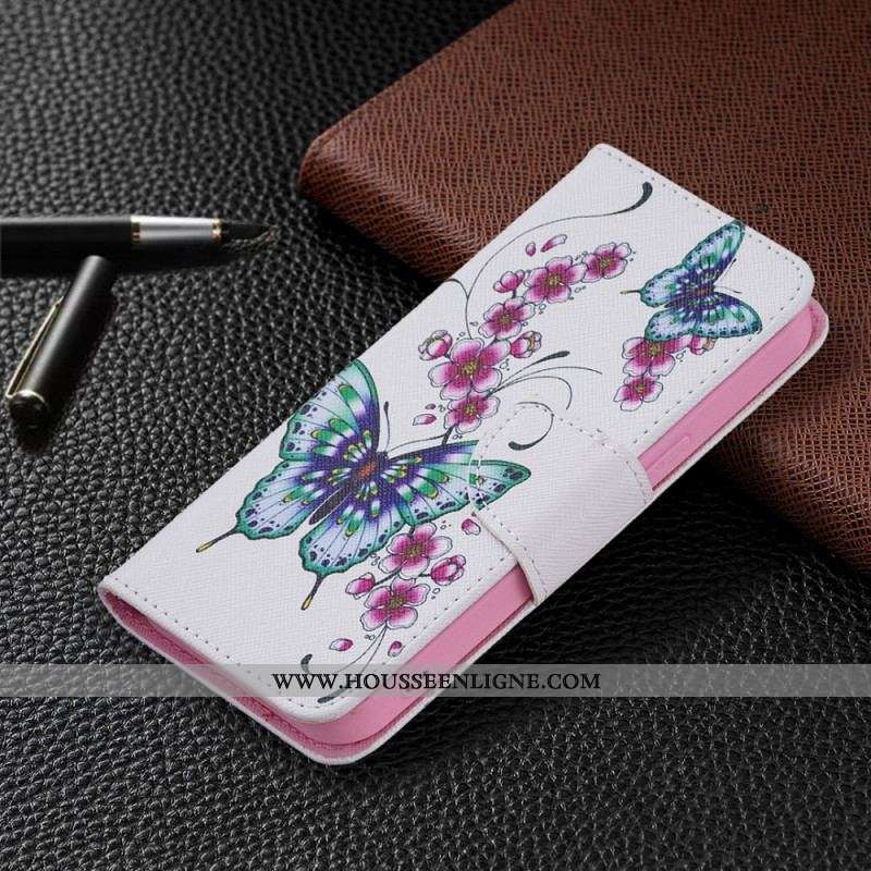 Housse iPhone 15 Papillons en Vol