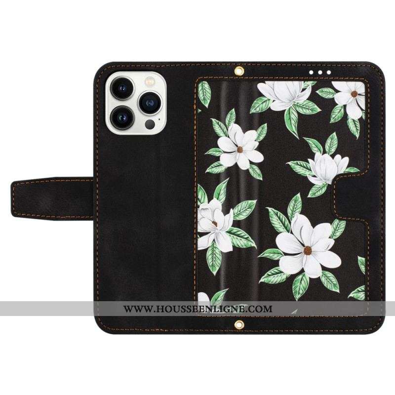 Housse iPhone 15 Plus Luxury Flowers