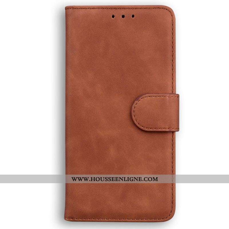 Housse iPhone 15 Plus Style Cuir Douceur