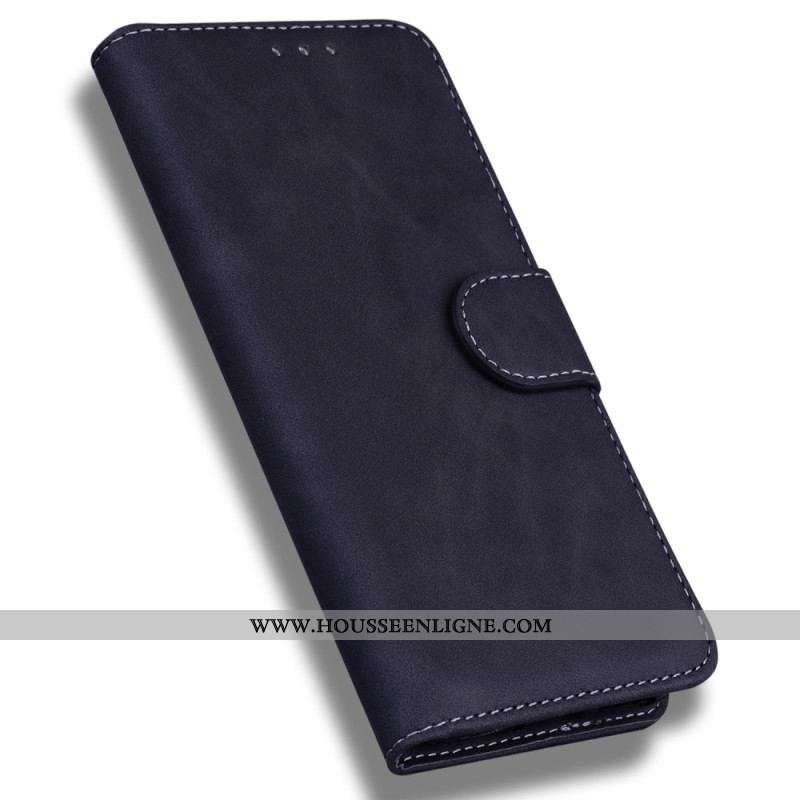 Housse iPhone 15 Plus Style Cuir Douceur