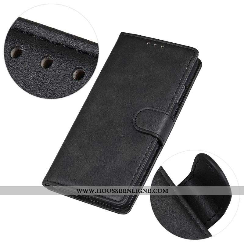 Housse iPhone 15 Simili Cuir Mat