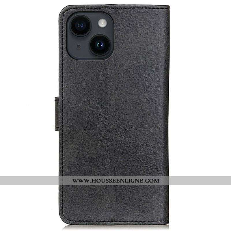 Housse iPhone 15 Simili Cuir Mat