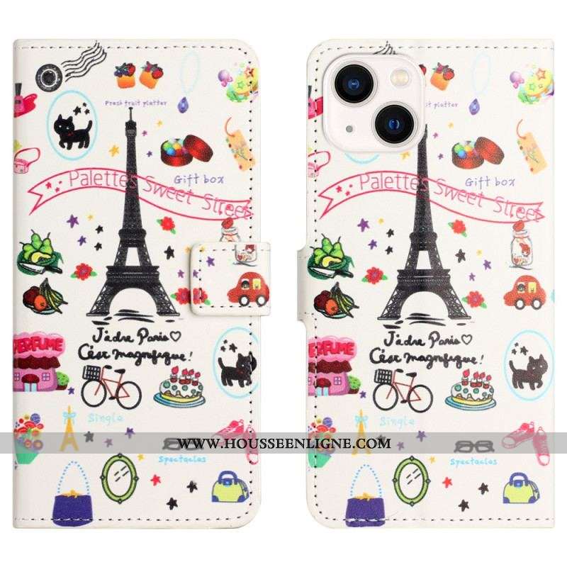 Housse iPhone 15 Sweet Paris