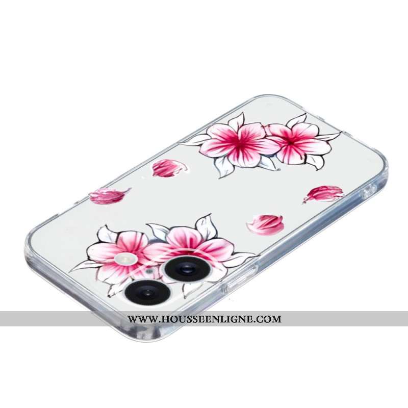 Coque Cerisier pour iPhone 16 Plus Fleurs Cerisier