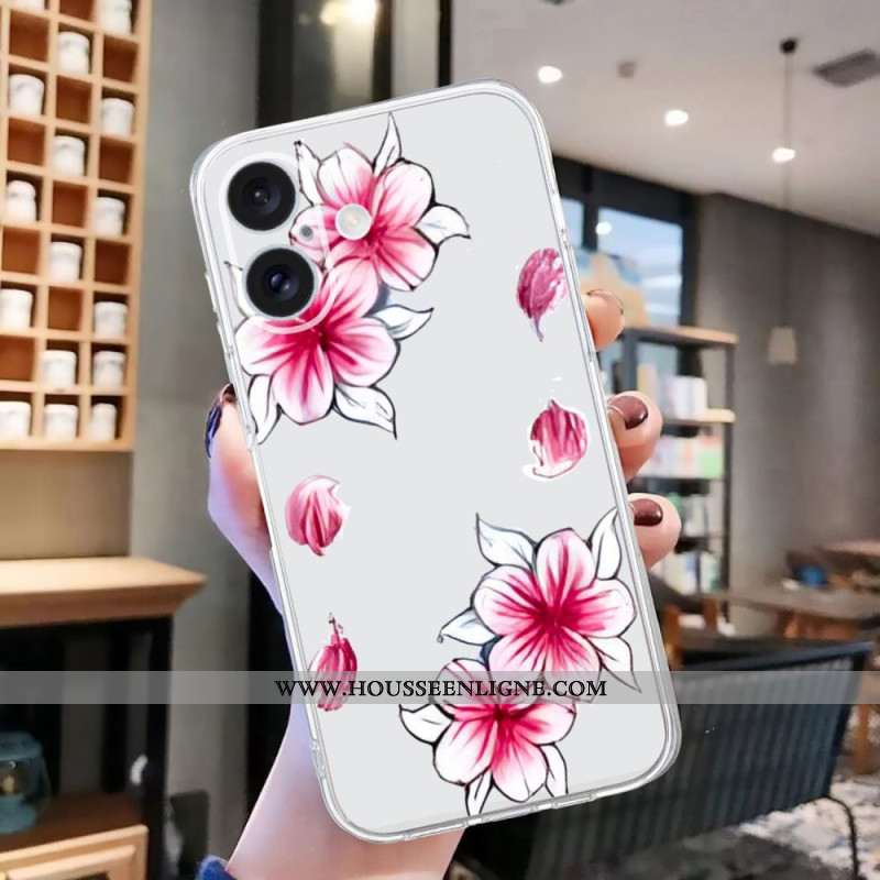 Coque Cerisier pour iPhone 16 Plus Fleurs Cerisier